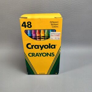Vintage Crayola Crayons 48 Binney & Smith Retired Colors Dandelion Etc 1990 NEW